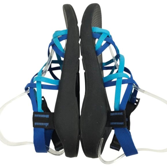 Chaco ZX/2 Classic Sandals Womens 8 Adjustable Straps Toe Loop Vibram Sole Blue - Picture 6 of 16